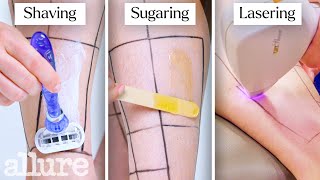 Every Method of Leg Hair Removal 21 Methods  Allure [upl. by Aridnere618]