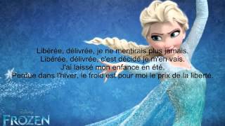 Frozen Let it go French lyrics [upl. by Gnay]