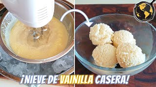 El secreto para hacer Nieve Casera fácil y perfecta  Cocina Universal [upl. by Eciram]