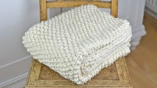 WolldeckePlaidBlanket stricken  Vorstellung eines Strickkit von quotWE ARE KNITTERSquot [upl. by Oilicec88]