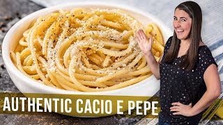 How to Make Authentic Cacio e Pepe  The Stay At Home Chef [upl. by Ferrand]