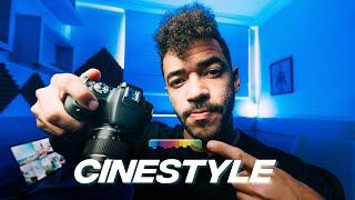 Como INSTALAR o CINESTYLE na CANON SL2 e CANON SL3 [upl. by Dede656]