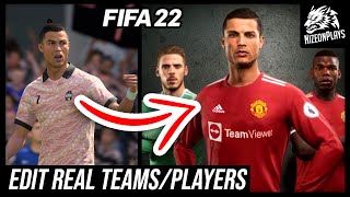 HOW TO TRANSFER PLAYERS amp EDIT TEAMS IN FIFA 22 FULL GUIDE [upl. by Jayme713]