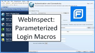 Parameterized Login Macros in WebInspect [upl. by Rocray]