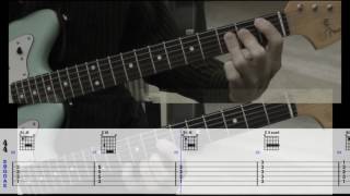 Wichita Lineman scrolling guitar tabs amp chords [upl. by Romano599]