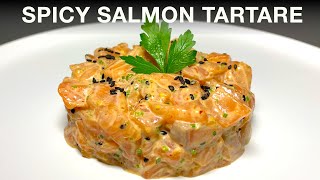 Spicy Salmon Tartare [upl. by Assylla]