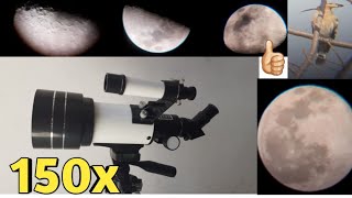 F30070M telescope 150x zoom test PART 1 [upl. by Yehc]