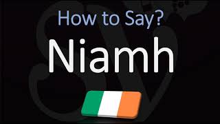 How to Pronounce Niamh CORRECTLY Irish Names Pronunciation [upl. by Anovahs158]