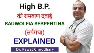 Rauwolfia Serpentina Q Explained  Homeopathic Medicine for High BP  High Blood Pressure [upl. by Morgen615]