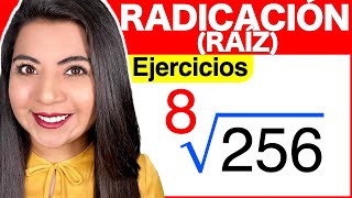 Operación de RADICACIÓN RAÍZ  EXPLICACIÓN y EJERCICIOS [upl. by Bonney]