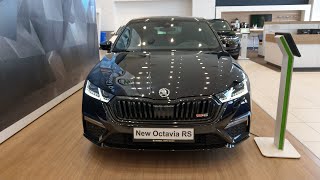 New Skoda Octavia vRS 2022  In Magic Black Color  Simply Clever [upl. by Ytsirt]