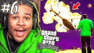 HELICOPTER vs RPG  GTA San Andreas Part 6 [upl. by Anitac]