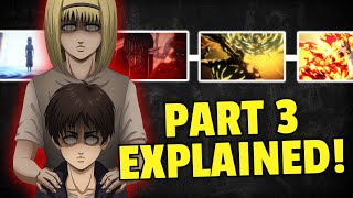 Marley attacks Paradis Island  Eren vs Reiner  Attack on Titan S4E17 [upl. by Davie]