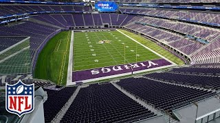 Tour the Vikings New US Bank Stadium with Chad Greenway amp Kyle Rudolph  NFL [upl. by Lebiralc]