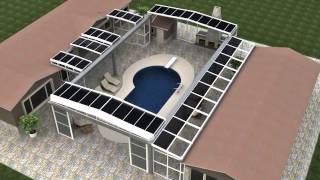 Retractable Residential Pool Enclosure [upl. by Amal144]