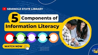 5 Components of Information Literacy [upl. by Ennailuj]