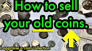 How to sell your old coins I appraise a coin collection [upl. by Immij]