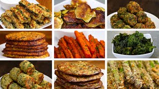 10 Easy LowCarb Veggie Snacks [upl. by Aerdnua979]