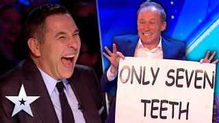 Unforgettable Audition HILARIOUS misheard lyrics with Ben Langley  Britains Got Talent [upl. by Adnamra]