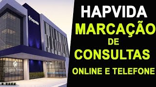 HAPVIDA MARCAR CONSULTA ONLINE OU PELO TELEFONE HAPVIDA [upl. by Ainessey]