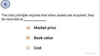 Accounting Quiz Questions and Answers The Basic Accounting Equation [upl. by Ellebasi456]