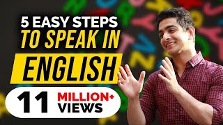 5 Easy Steps To Speak In ENGLISH Fluently And Confidently  English Speaking Tricks  BeerBiceps [upl. by Ennairod]