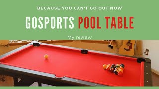 GoSports Pool Table Review [upl. by Nyrem]