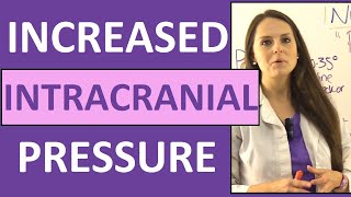 Increased Intracranial Pressure Nursing Pathophysiology NCLEX Symptoms Cerebral Perfusion Pressure [upl. by Noryv]