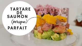 TARTARE DE SAUMON  recette facile et rapide [upl. by Ailemor]