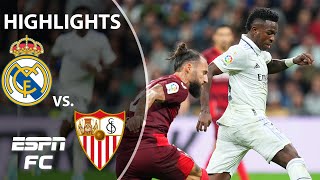 Real Madrid vs Sevilla  LaLiga Highlights  ESPN FC [upl. by Neoma]