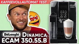 DeLonghi Dinamica ECAM 35055B Exzellente Kaffeegetränke im Test [upl. by Nelo]