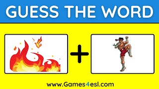 Guess The Word Game  Compound Words  Easy [upl. by Tiena]