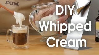 DIY whipped cream in 60 seconds [upl. by Alethia972]