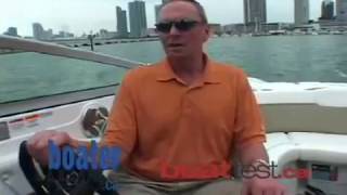 2010 Rinker 246 Captiva Cuddy  Boat Review on the water [upl. by Amalea776]