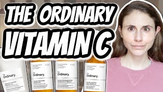 ALL THE ORDINARY VITAMIN C PRODUCTS Dermatologist Review  Dr Dray [upl. by Aitret]