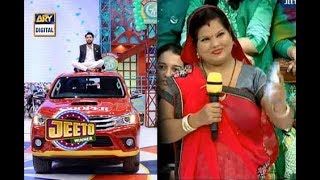 Deepak aur lalita ne Jahaz Jitini Gari Jeet Lee  Jeeto Pakistan [upl. by Olleina]