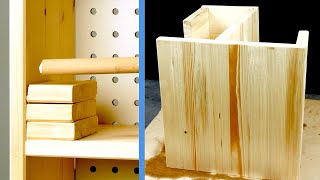 Top 10 Videos – Unbelievably Simple DIY Wood Projects [upl. by Aeriell]