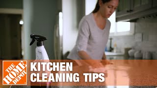 How to Clean a Kitchen  Kitchen Cleaning Tips  The Home Depot [upl. by Wynn]