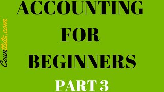 Accounting for Beginners  Part 3  General Ledger TAccounts [upl. by Deborah]