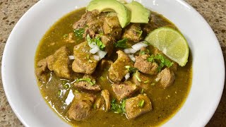 HOW TO MAKE CHILI VERDE PORK [upl. by Eanwahs]