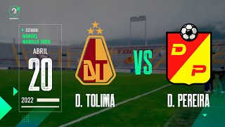 Deportes Tolima Vs Deportivo Pereira  EN VIVO [upl. by Otecina]