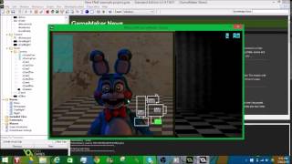 How to make a FNaF game in Game Maker Studio 14 for novices [upl. by Gnilhsa]