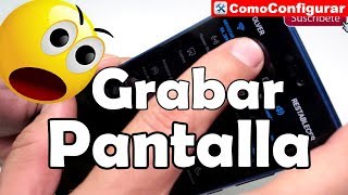 Cómo grabar la pantalla del móvil o celular huawei P20 Lite Manual comoconfigurar [upl. by Ennaisoj804]