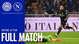 FULL MATCH  INTER vs NAPOLI  202122 SERIE A TIM  MATCHDAY 13 ⚫🔵🇮🇹 [upl. by Averir]