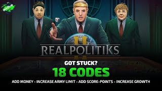 REALPOLITIKS II Cheats Add Money Increase Army Limit Add ScorePoints   Trainer by PLITCH [upl. by Elman]