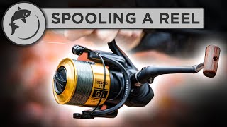 How To Spool A Fishing Reel  put line on your reel [upl. by Raval]