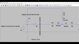 LTspice Simulation  Three phase power system simulation [upl. by Veronika]