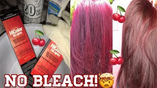 LOREAL HICOLOR MAGENTA TUTORIAL  Color  Straightening  Trim [upl. by Mihar]