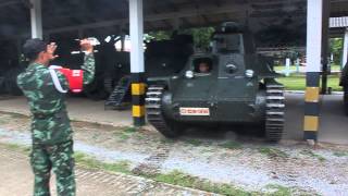 Royal Thai Army Type95 HaGo Tank [upl. by Iahcedrom]