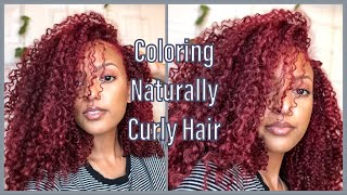 How I Touch Up My Roots amp Refresh My Hair Color at Home  Red Burgundy  Part 1 [upl. by Adarbil343]